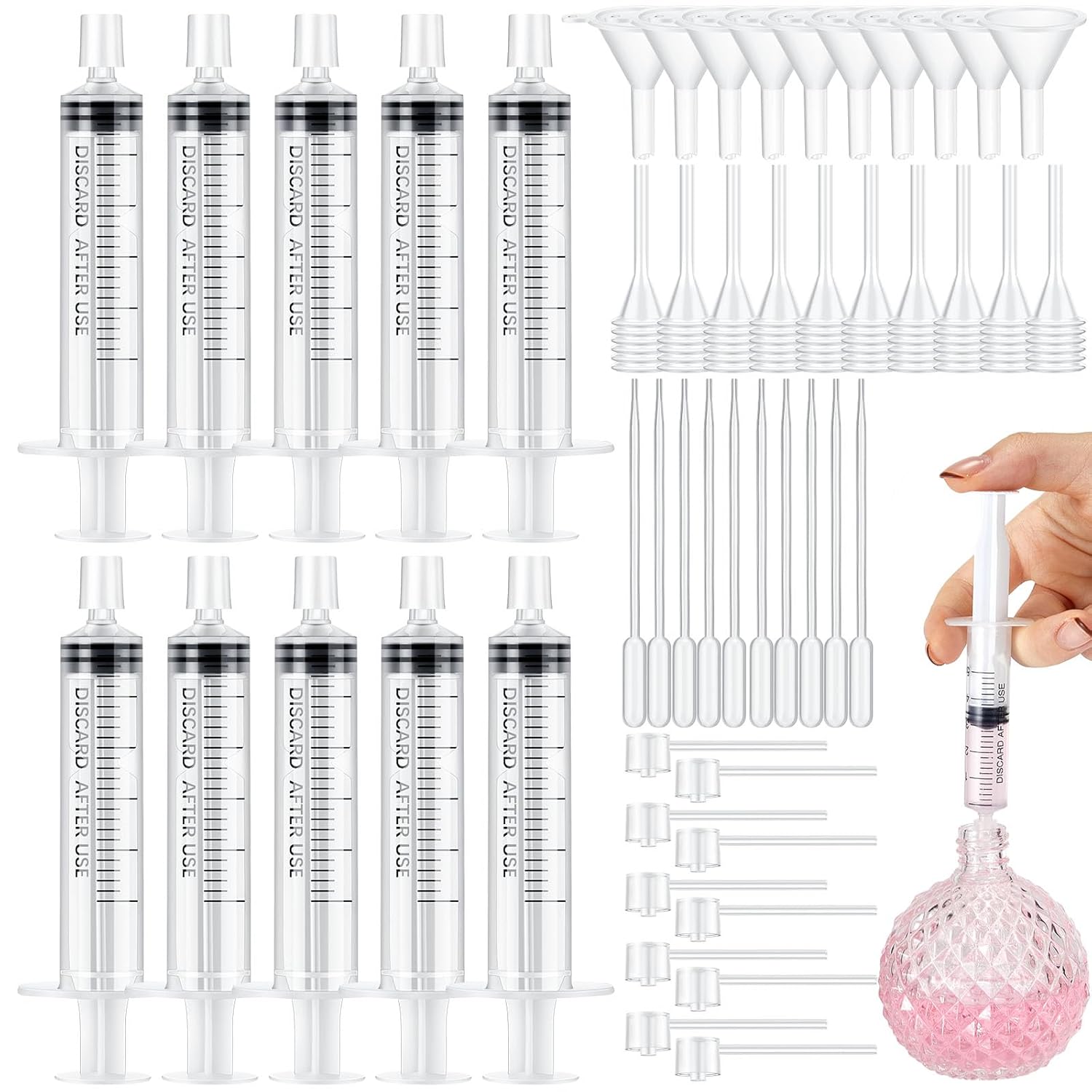 Perfume Fragrance Dispenser - 25/50 قطعة مجموعات نقل أدوات مضخة