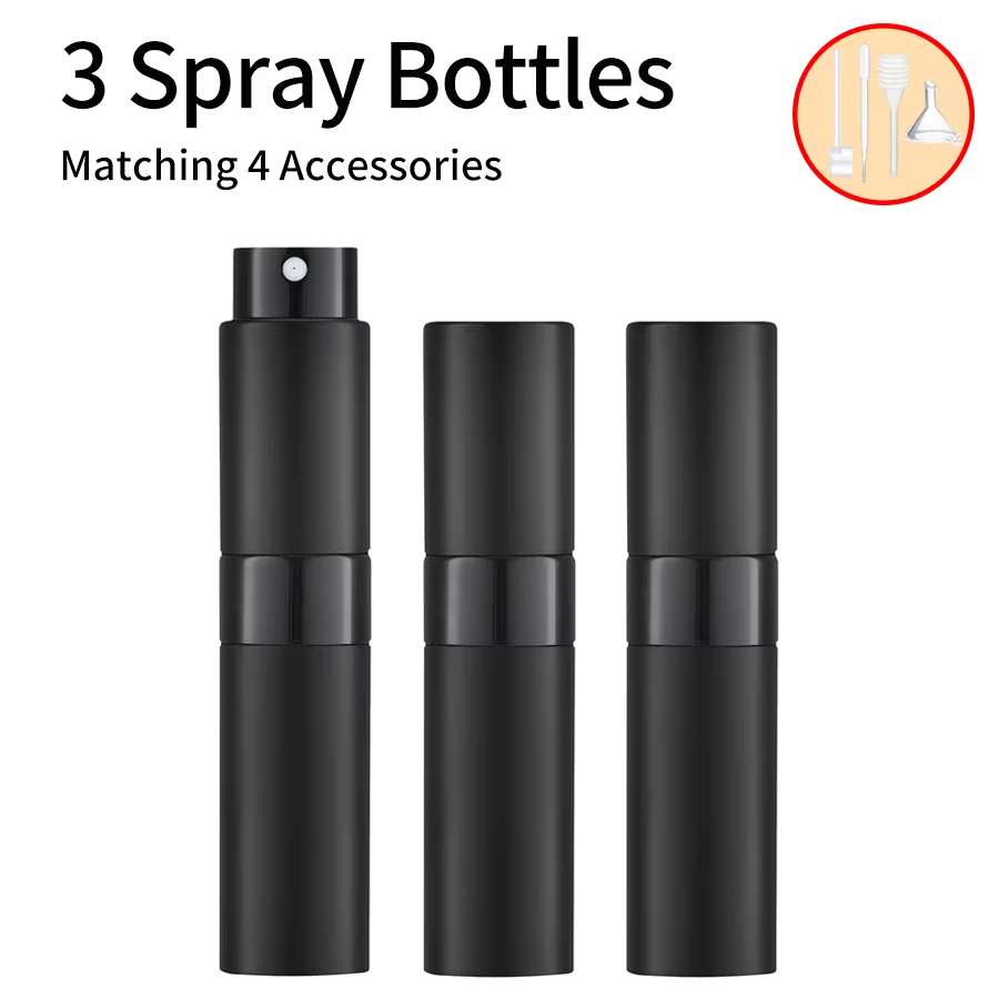 Perfume Fragrance Dispenser - 3 قطع + 4 ملحقات زجاجة