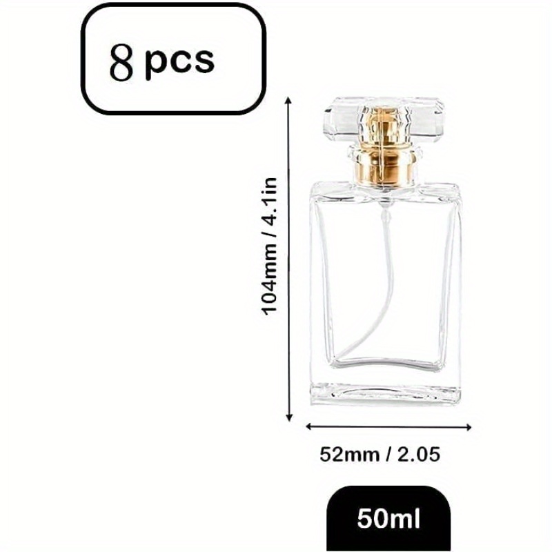 8 قطعة 30 مللي زجاجات عطر زجاج - مراجعة Perfume Fragrance Dispenser وسعره