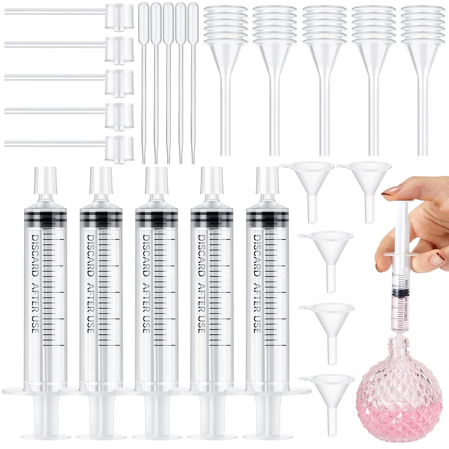 25/50 قطعة مجموعات نقل أدوات م - مراجعة Perfume Fragrance Dispenser وسعره