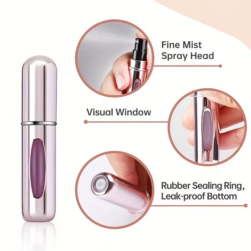 5 قطع من رذاذ عطر صغير قابل لإ - مراجعة Perfume Fragrance Booster وسعره