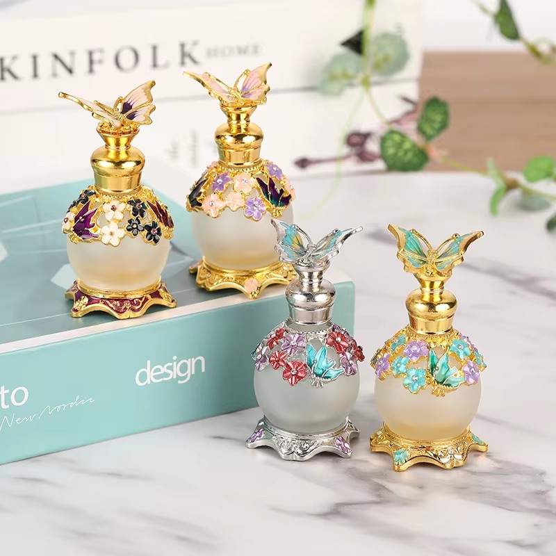 15 مللي فراشة معدنية إعادة الم - مراجعة Perfume Fragrance Attar وسعره