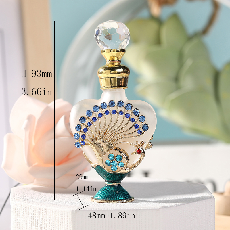 10 مللي زهرة الورد على شكل قلب - مراجعة Perfume Fragrance Attar وسعره