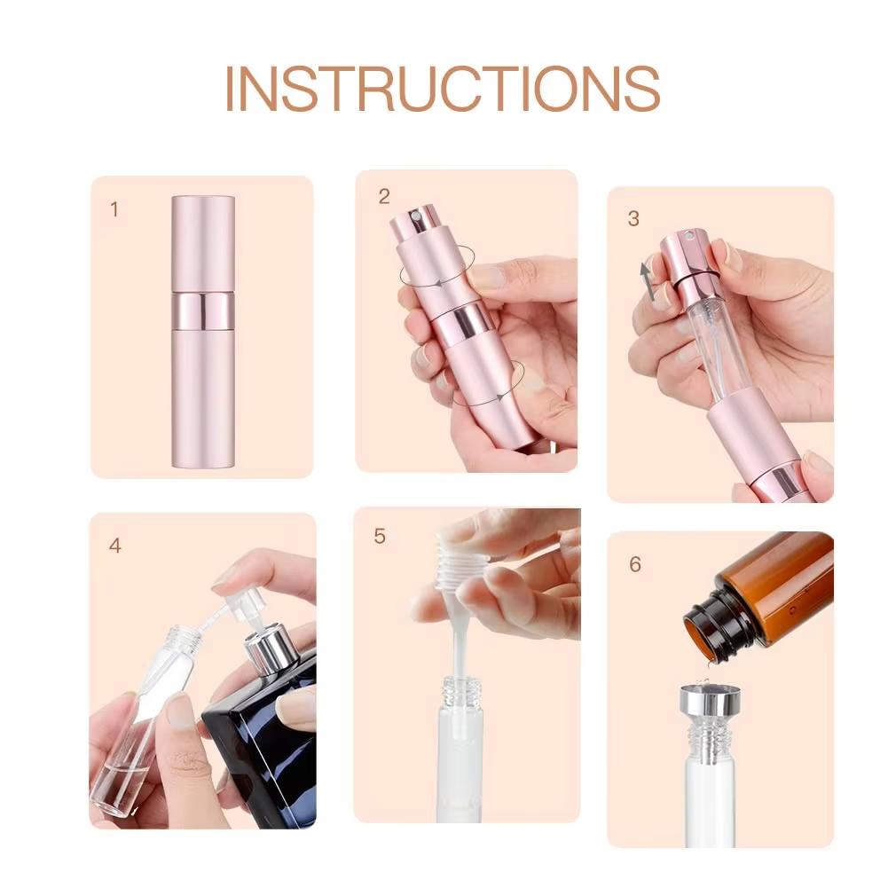 3 قطع + 4 ملحقات زجاجة رذاذ عط - مراجعة Perfume Fragrance Dispenser وسعره